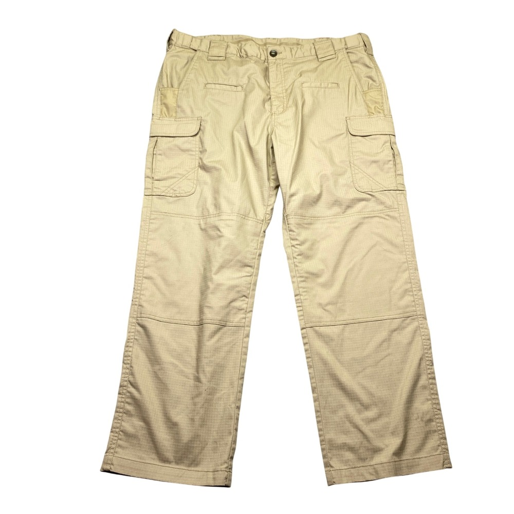Propper Kinetic Tactical Pants Mens Sz 42 Khaki Tan‎ Ripstop Cargo NexStretch